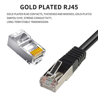 Câble Ethernet M12 pour réseau LAN, connecteur M12 D-code vers RJ45, câble M12 vers RJ45 à 4 broches avec codage D