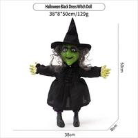 Nouvelle Décoration d'Halloween Horreur et Amusante : Poupée Déchirée Citrouille Sorcière Vampire pour une Ambiance Effrayante