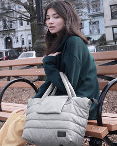 Sac à langer portable personnalisé avec logo, grand format, en coton biologique, organiseur <span class=keywords><strong>de</strong></span> <span class=keywords><strong>poussette</strong></span>, sac à dos à couches avec matelas à langer - Product Image 6