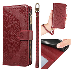 Funda tipo billetera con estampado de flores y cremallera para <span class=keywords><strong>Sony</strong></span> <span class=keywords><strong>Xperia</strong></span> 10 VII/1V <span class=keywords><strong>III</strong></span>/10 VII/<span class=keywords><strong>1</strong></span> VI, funda con marco para fotos, bolsa - Product Image 6
