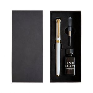 High-quality Luxury Metal Fountain <b>Pen</b> Set Corporate Gift Set with Custom logo Promotional Business Gifts with <b>Pen</b> Ink Wholesale - Product Image 3