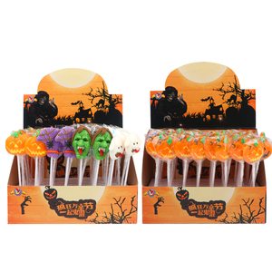 Dulces <span class=keywords><strong>de</strong></span> Halloween para <span class=keywords><strong>el</strong></span> juego <span class=keywords><strong>de</strong></span> truco o trato, paquete <span class=keywords><strong>de</strong></span> 12 unidades <span class=keywords><strong>de</strong></span> piruletas con forma <span class=keywords><strong>de</strong></span> monstruo surtidas en caja <span class=keywords><strong>de</strong></span> regalo temática para fiestas y eventos - Product Image 3