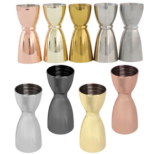 Jigger de Acero Inoxidable para Coctelería, Ideal para Bar en Casa, Fiestas, Whisky, Herramienta de Medición de 1/2 oz para Bartender - Product Image 1