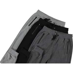 PURE Champ กางเกงวิ่งขนแกะสำหรับผู้ชาย, กางเกงวอร์มมีกระเป๋ามีซิปรูดออกกำลังกาย S-3XL ขนาด3แพ็ก - Product Image 3