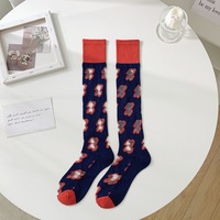 Chaussettes mi-mollet en soie de verre pour femme, modèle tendance 2026, couleur bonbon, style JK, mignonnes et polyvalentes