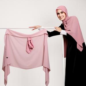 Hijab instantáneo mejorado Sharut, venta al por mayor, hijab musulmán para mujer con pasador magnético, bufanda Hijab de gasa Premium fluida 3 en 1 - Product Image 5