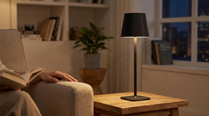 Portable Rechargeable <b>Table</b> Lamp Portable <b>LED</b> Desk Lamp Operated 3 Color Stepless Dimming up for Cafe Bedroom Bars Outdoor - Product Image 2