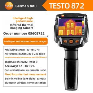 Termocamera Testo872 Smart con Risoluzione a 16 bit, Fotocamera a Infrarossi Portatile per Rilevamento HVAC e Riscaldamento a Pavimento, Collegabile all'App - Product Image 3