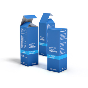 Scatola Pieghevole Personalizzata per Packaging di Olio per Ciglia, Smalto per Unghie e Profumo, con Stampa a Caldo e Goffratura in Lamina Dorata su Carta Patinata - Product Image 3