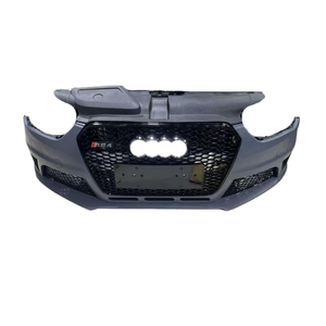 High Quality Audi RS4 Auto Parts Used Front Bumper RS Style Carbon Fiber Rear <strong>Lip</strong> Durable Bull <strong>Bar</strong> with Exhaust Cut-Outs - Product Image 3