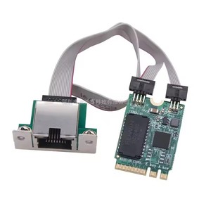 Scheda di rete M.2 per soft routing 2.5G A/<span class=keywords><strong>E</strong></span> Gigabit con chassis compatibile Mini PCIe Bus <span class=keywords><strong>NIC</strong></span> RJ45 - Product Image 1