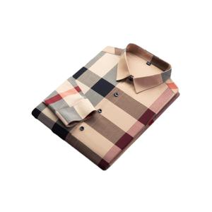 <span class=keywords><strong>Chemise</strong></span> à carreaux à la mode haut de gamme pour hommes Offre Spéciale <span class=keywords><strong>Chemise</strong></span> décontractée à manches longues à rayures <span class=keywords><strong>sans</strong></span> fer - Product Image 1