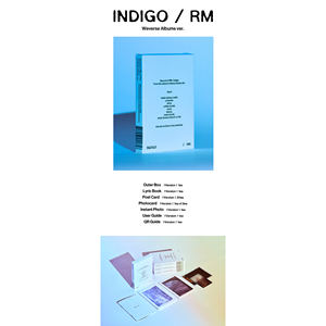 Álbumes de Música RM Indigo Edición Postal Versión Weverse - Product Image 2