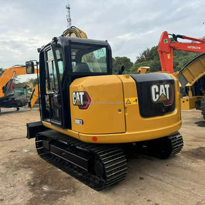 Mini-excavatrice Cat 308E2 CR d'occasion, Cat 308E2 8 tonnes, excavatrice hydraulique sur chenilles, d'origine, faible nombre d'heures, bon état, construction - Product Image 1