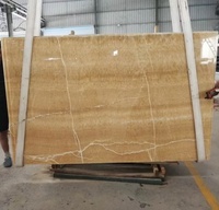Panneau mural en onyx jaune translucide, pierre de marbre pour mur et sol