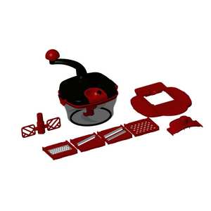 Coupe-légumes rapide de <span class=keywords><strong>cuisine</strong></span> hachoir à aliments manuel <span class=keywords><strong>mandoline</strong></span> pour oignons et légumes hachoir à aliments manuel en plastique PP - Product Image 2