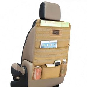 Organizador de asiento trasero de coche portátil y colgante, impermeable, táctico, para viajes, de fábrica BSCI, bolsa de almacenamiento de accesorios para coche. - Product Image 1