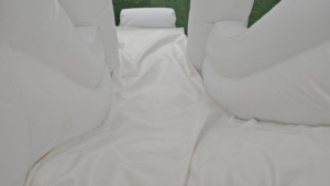 Castillo Inflable Blanco Comercial y Moderno con Tobogán, <span class=keywords><strong>Casa</strong></span> <span class=keywords><strong>de</strong></span> Brinco para Fiestas, Bodas y Eventos - Product Image 4
