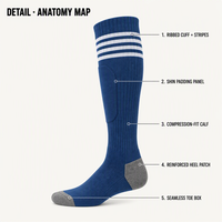 Chaussettes de ski et de snowboard en laine mérinos personnalisées avec logo OEM, longues, à compression, chaudes pour l'hiver, pour le sport