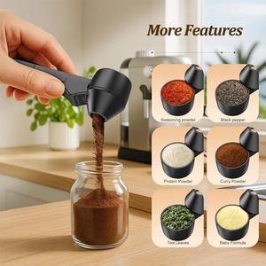 Reusable Leakproof <b>Coffee</b> Gram Scoop Kitchen Protein Powder Measuring Spoon Milk&Supplements Sliding Spoon for Bar Gym Travel - Product Image 5