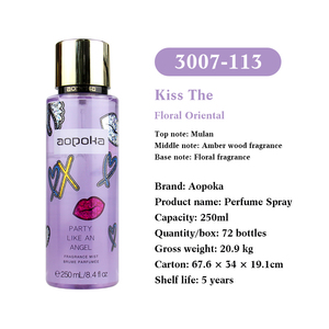 Aopoka Profumo Donna, 20 Fragranze, Body Mist Originale, Spray Corpo a Lunga Durata 250ml, Bellezza all'Ingrosso Profumi - Product Image 3