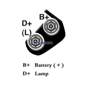 Alternatore compatibile con CITROËN JUMPER compatibile con I 2.8 HDi Diesel (KW: 107, CV: 146) dal 05-2004 al 06-2006 VALEO - Product Image 3