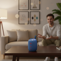 Altavoz Inalámbrico Portátil TG699, Sonido de Alta Fidelidad, Luz LED RGB, Bajos Profundos, TWS, para Viajes al Aire Libre, Personalizable de Fábrica, OEM