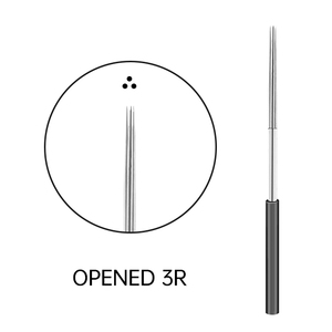 Aiguilles de microblading jetables 3R pour sourcils, stylo manuel PMU pour maquillage permanent, outils d'aiguilles de tatouage microblade, fournitures - Product Image 1