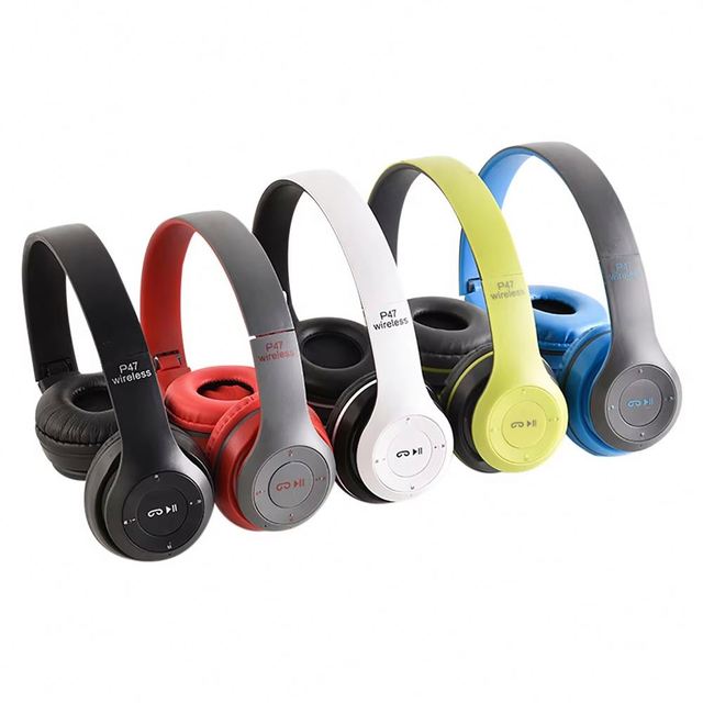 Maxfree Cheap P47 Wireless Stereo Headphones Earbuds BT V5.0 TWS Gaming Headset Noise Canceling Sports Earphone Polyester