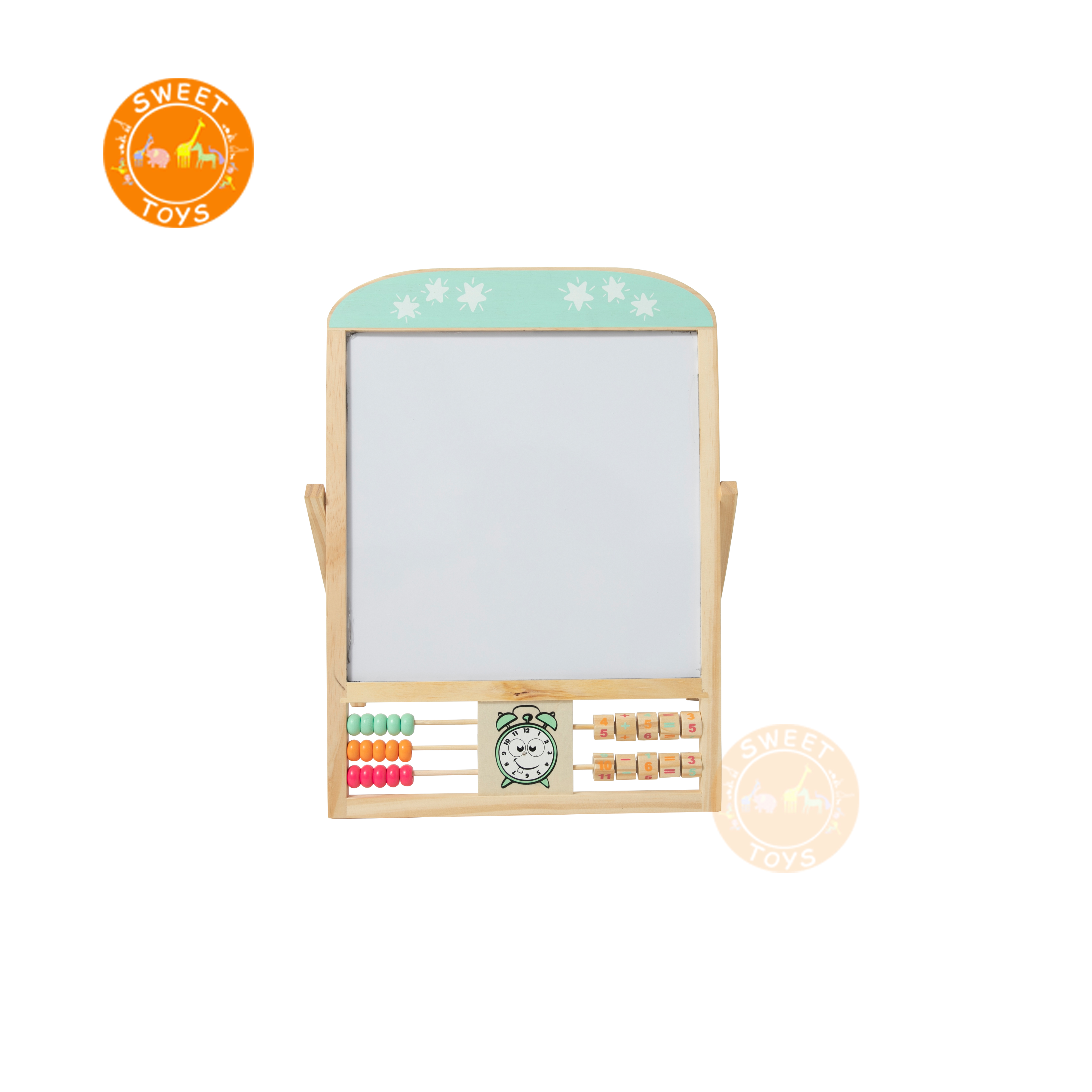 Высококачественная детская Двусторонняя доска для раннего обучения, деревянная доска для рисования, игрушки