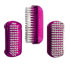 Brosse à ongles synthétique à poils doux pour le nettoyage de la poussière des ongles, 32g, couleur verte - Product Image 5