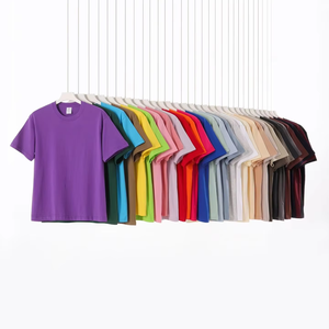 High-Quality 230G Heavyweight Cotton T-Shirt Loose Fit for Men Women Wholesale - Product Image 2