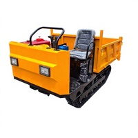 Dumper sur chenilles hydraulique homologué CE EPA pour l'agriculture, avec moteur, pompe et boîte de vitesses, garantie 1 an, diesel haute performance
