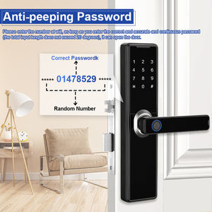 แอป Tuya หลายภาษาล็อก Wiif พร้อมอินเตอร์คอมแบบเรียลไทม์กล้องล็อคประตูอัจฉริยะพร้อมหน้าจอที่มองเห็นได้ - Product Image 4