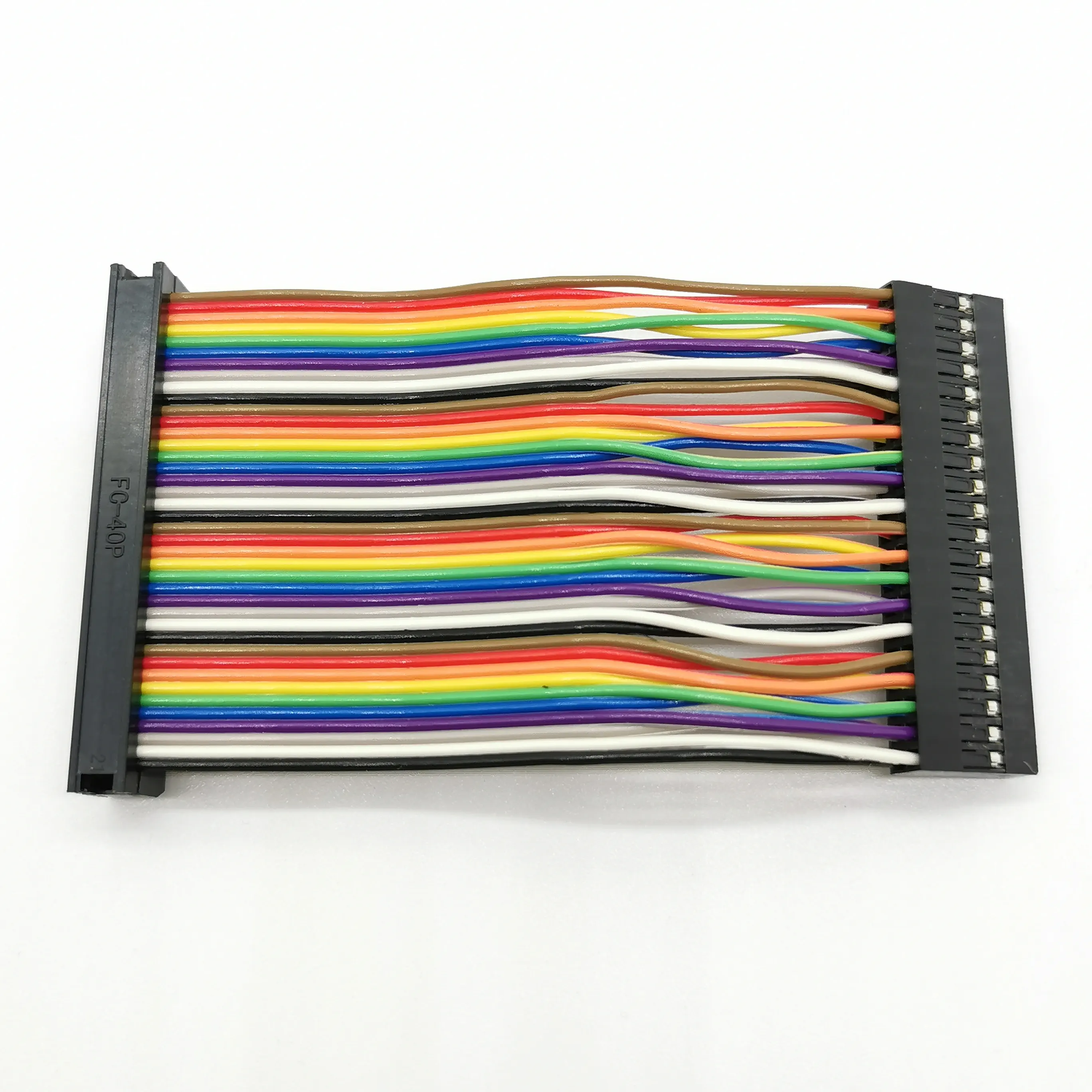 40p 2.54mm solderless breadboard wire male female jumper wire ribbon cable