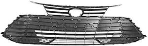 Griglia paraurti anteriore per Toyota Avalon XLE 2019-2022 griglia cromata grigio metallizzato sostituzione OE 53102-07070 - Product Image 2