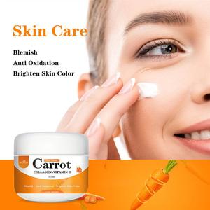 Collagène végétalien éclaircissant <span class=keywords><strong>correcteur</strong></span> <span class=keywords><strong>de</strong></span> taches brunes et <span class=keywords><strong>de</strong></span> taches <span class=keywords><strong>de</strong></span> rousseur, hydratant visage à la carotte, écran solaire à la glycérine pour tous types <span class=keywords><strong>de</strong></span> peau, usage diurne - Product Image 4