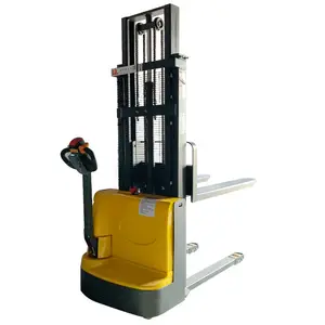 electric forklift pallet lifter 1000kg 1500kg 1.5 ton 3 meter electric stacker battery operated foklift stacker for sale