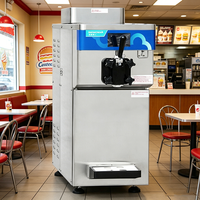 Máquina de Helado Suave Comercial Z20V con Capacidad de 20L/H, Máquina Profesional para Hacer Helados con una Tasa de Expansión del 50% para Restaurantes y Hoteles
