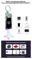 Photo Booth Cermin Layar Sentuh 21,5 Inci, Pengiriman Langsung, Portabel, Laris Manis, Photo Booth Pernikahan dengan Printer