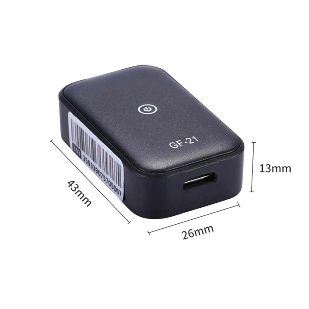 Gf21 Mini Gps Real Time Car Tracker Anti-lost Device Voice Control Recording Locator Tracking Device Wifi+lbs+gps