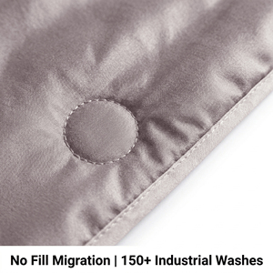 Couette rafraîchissante gris argenté durable, lavable, légère et respirante pour l'hôtellerie, idéale pour l'été - Product Image 5