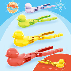 Kit d'outils pour faire des boules de neige, activités hivernales en plein air, bataille de boules de neige, deux tailles, forme de bonhomme de neige, cœur, canard, jouet à neige pour enfants - Product Image 5