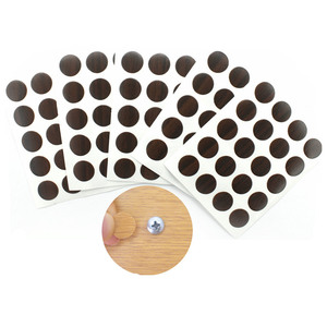 Accesorio para muebles Prodigy, cubiertas adhesivas de plástico para tapones de rosca, Material de PVC y madera para agujeros de tornillos, a prueba de bebés - Product Image 1