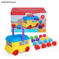 Jeu de blocs en plastique en forme d'animaux, jeu d'association, coordination œil-main, éducation cognitive des couleurs, jouets pour bébés de 6 à 12 mois