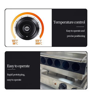 Hot Sale 2Pcs Fresh <strong>Meat</strong> Chicken Roller Waffle Maker Chicken Loaf Machine Stainless Steel <strong>Mexican</strong> Chicken Burrito Machine - Product Image 4