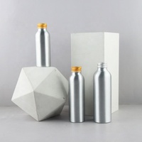 Botellas de Aluminio de Grado Alimenticio de 50 ml, 100 ml, 120 ml y 250 ml con Tapa de Rosca para Productos Químicos