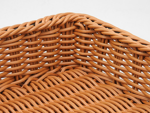 Cestino portaoggetti rettangolare per <span class=keywords><strong>pane</strong></span> alimentare in <span class=keywords><strong>plastica</strong></span> di vimini intrecciato a mano in PP di vendita caldo personalizzato - Product Image 5