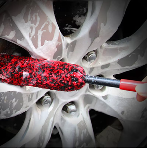 Cepillo limpiador de ruedas de lana para detalles de automóviles Cepillo para neumáticos de ruedas de microfibra - Product Image 2