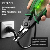Pince à dénuder et à enrouler les fils électriques pour électriciens industriels et applications de pêche